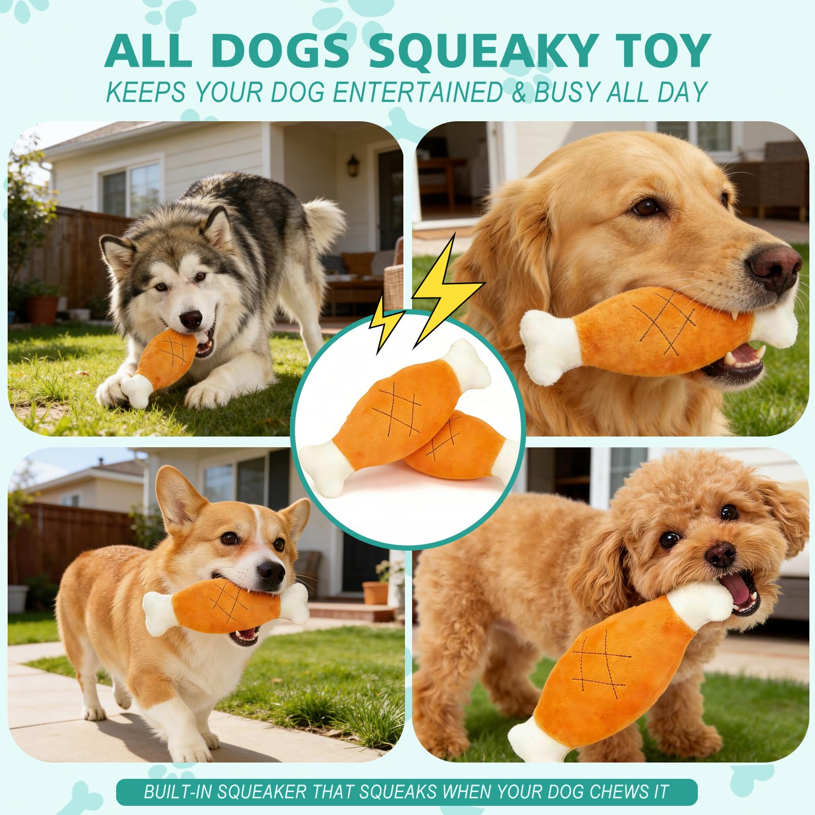 8 Piezas Juguetes para Perros,Juguete para Morder para Perro,uguete Perro ecológico, Seguro y Duradero se Puede Utilizar para Limpiar los Dientes de los Perros — view 6