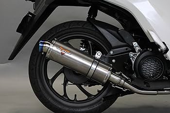 Amazon | Dio110 ディオ110 マフラー 2BJ-JK03 8BJ-JK03 デュラ チタン