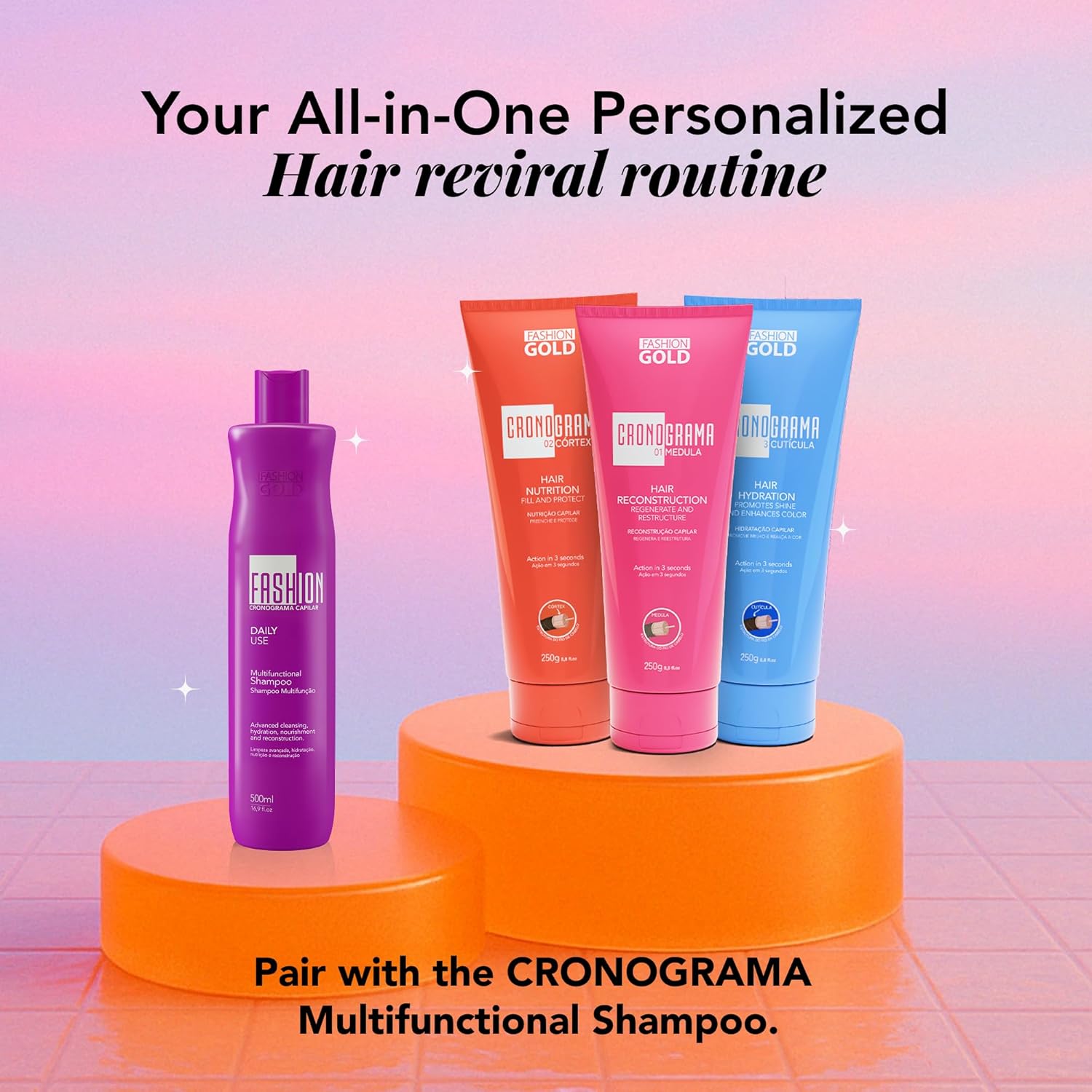 CRONOGRAMA CAPILAR, 3-SECOND HAIR FIX, Hair Mask for Damaged Hair, Deep Conditioning Hair Mask, Tratamiento para Cabello Seco y Maltratado, Deep Conditioner for Dry Damaged Hair, Frizz-Free - Image 8