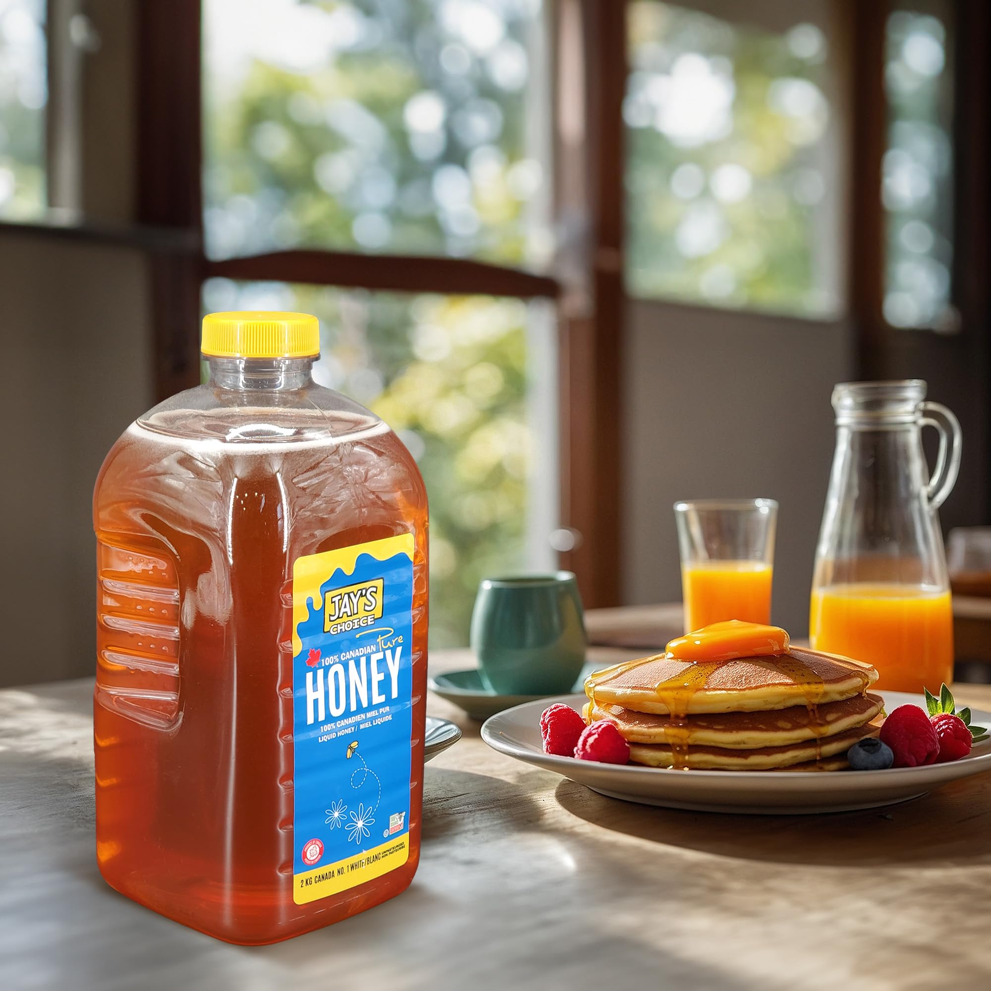 JAY'S CHOICE Honey (2 kg), All Natural 100% Pure Canadian