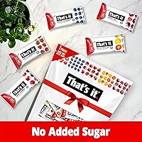 Vista 8 de That's it. Mini Barras de Frutas (Paquete Variado de 35) Sin Azúcar Añadido, a Base de Plantas, Veganas y Sin Gluten, Barra de Desayuno, Paleo