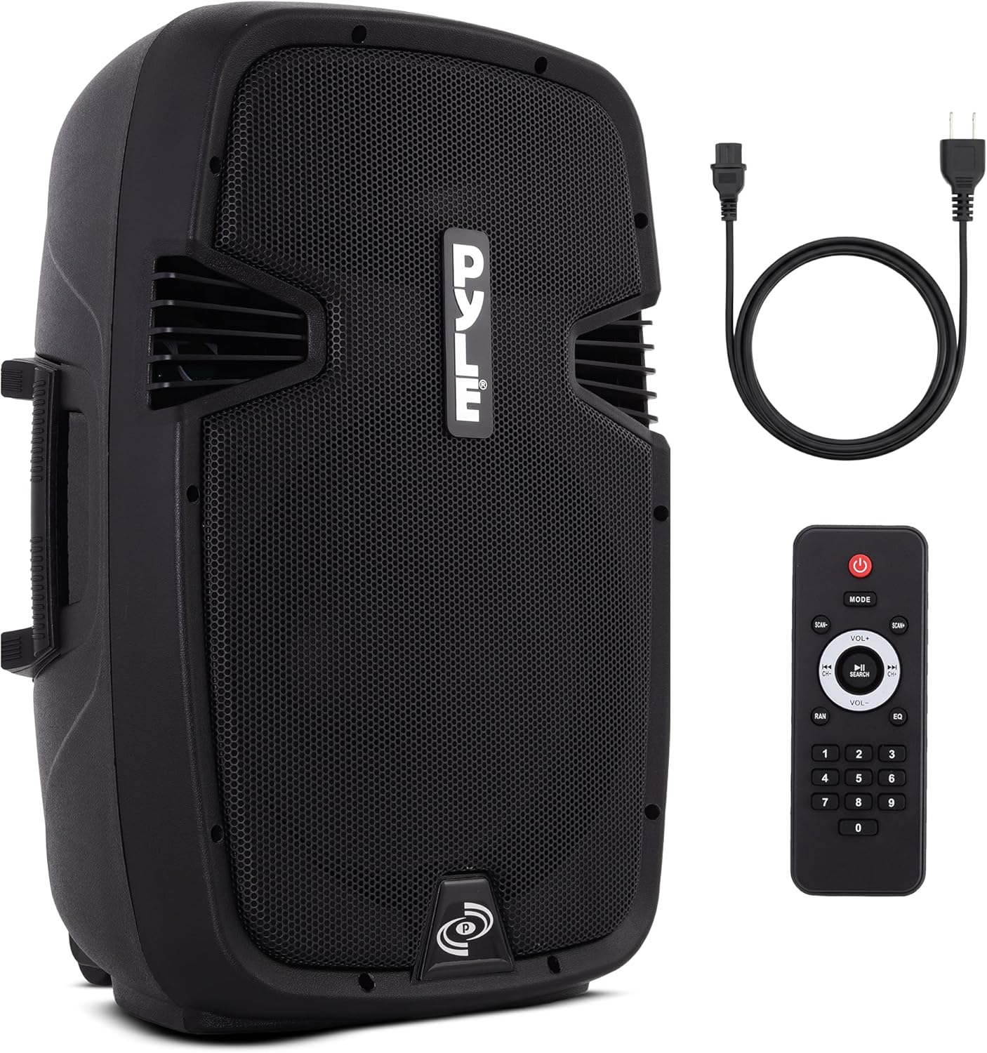 Pyle Wireless Bluetooth Speaker System, 12” PA Speaker with USB/SD Recording, FM Radio, AUX Input, 1200W Power, Mic Input, Tripod Mount Compatible, Pro Audio Use for Indoor & Outdoor Events