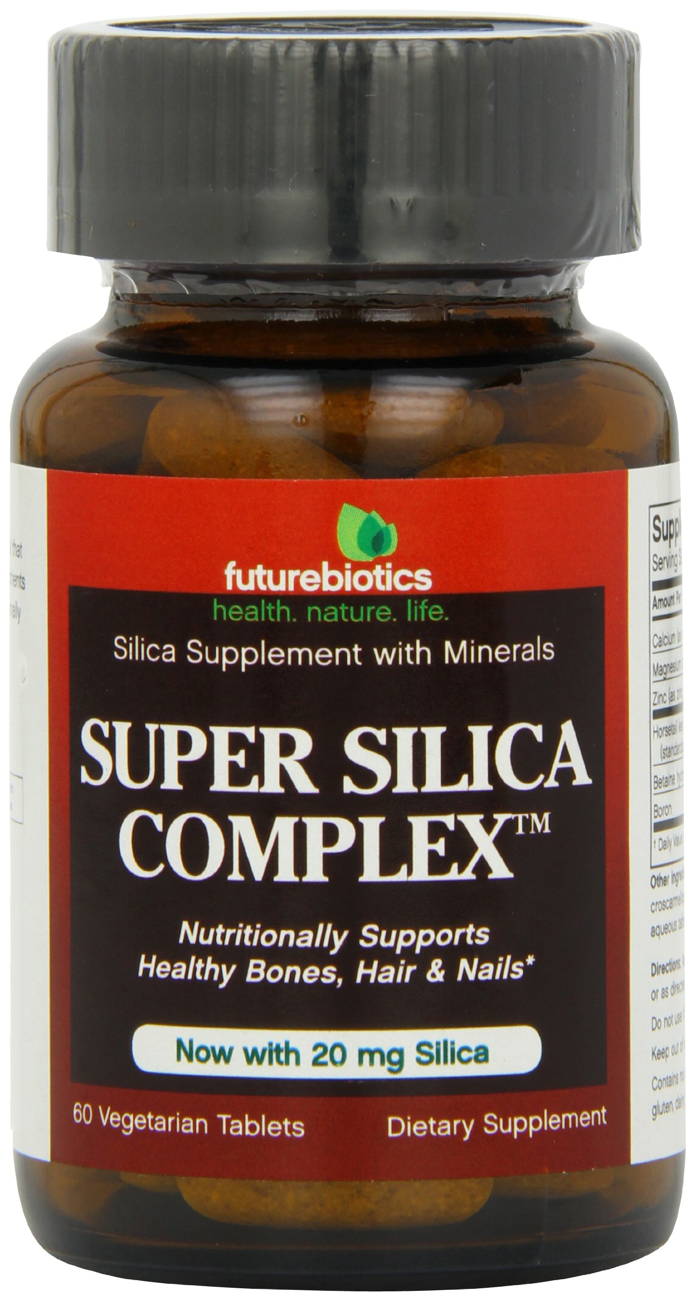 Futurebiotics Super Silica Complex, Veg-Tablets, 60-Count (Pack of 2)