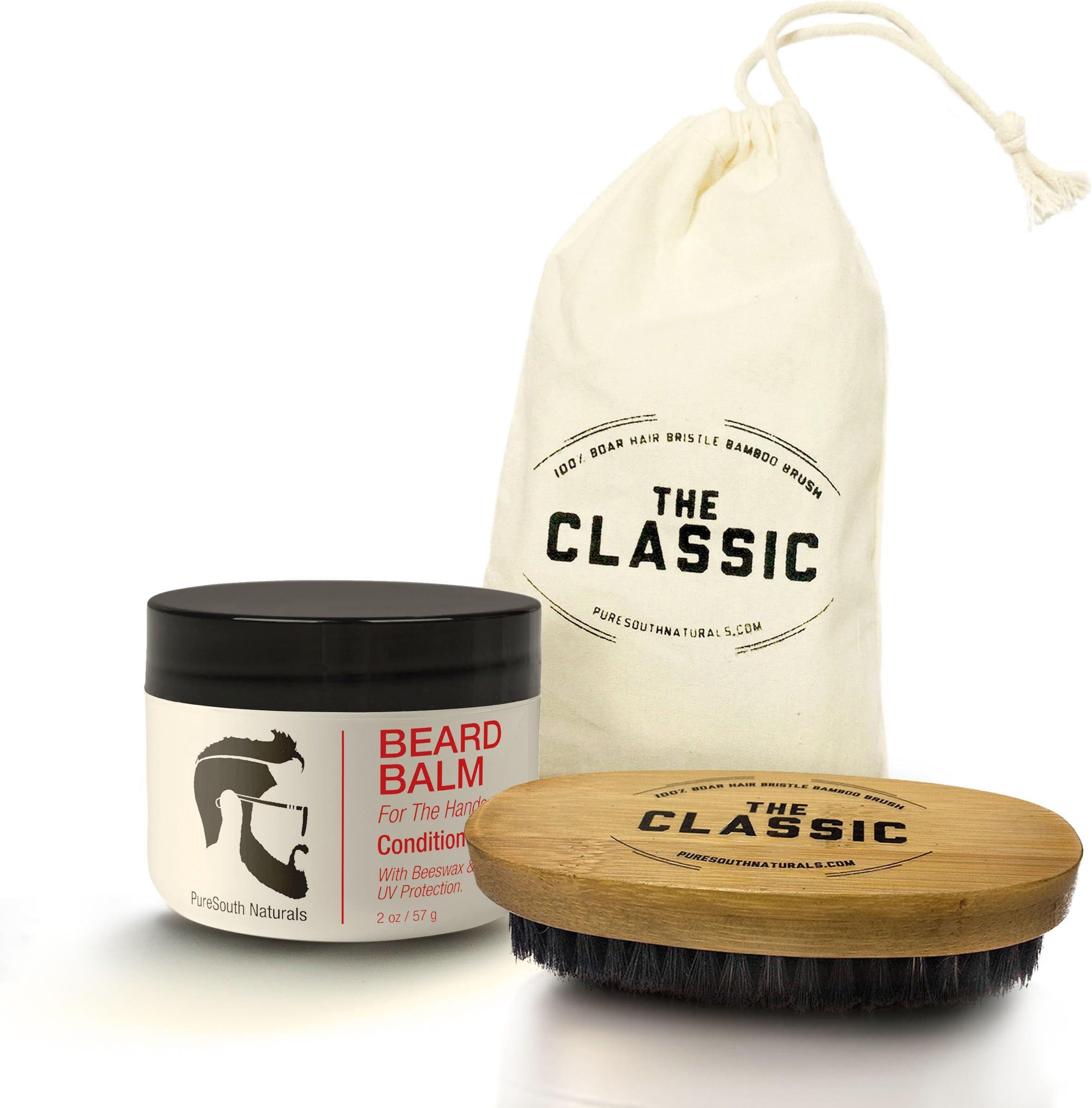 My Best Beard Balm + Boar Brush Kit For Men