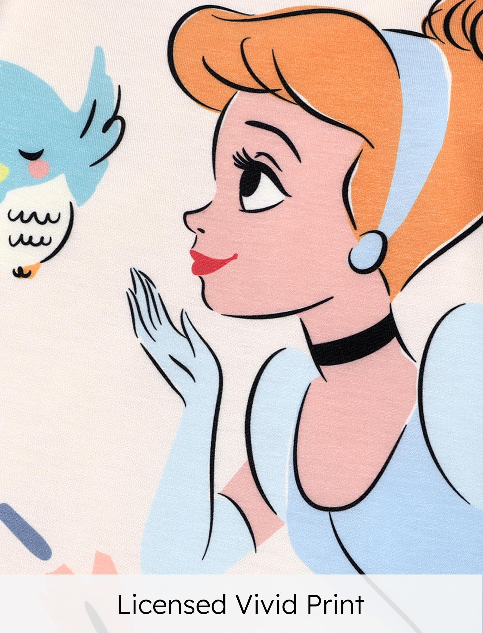 Disney Stitch Princess Cinderella Ariel Minnie Winnie Langärmliger Strampler mit Rüschen für Neugeborene bis Kleinkinder