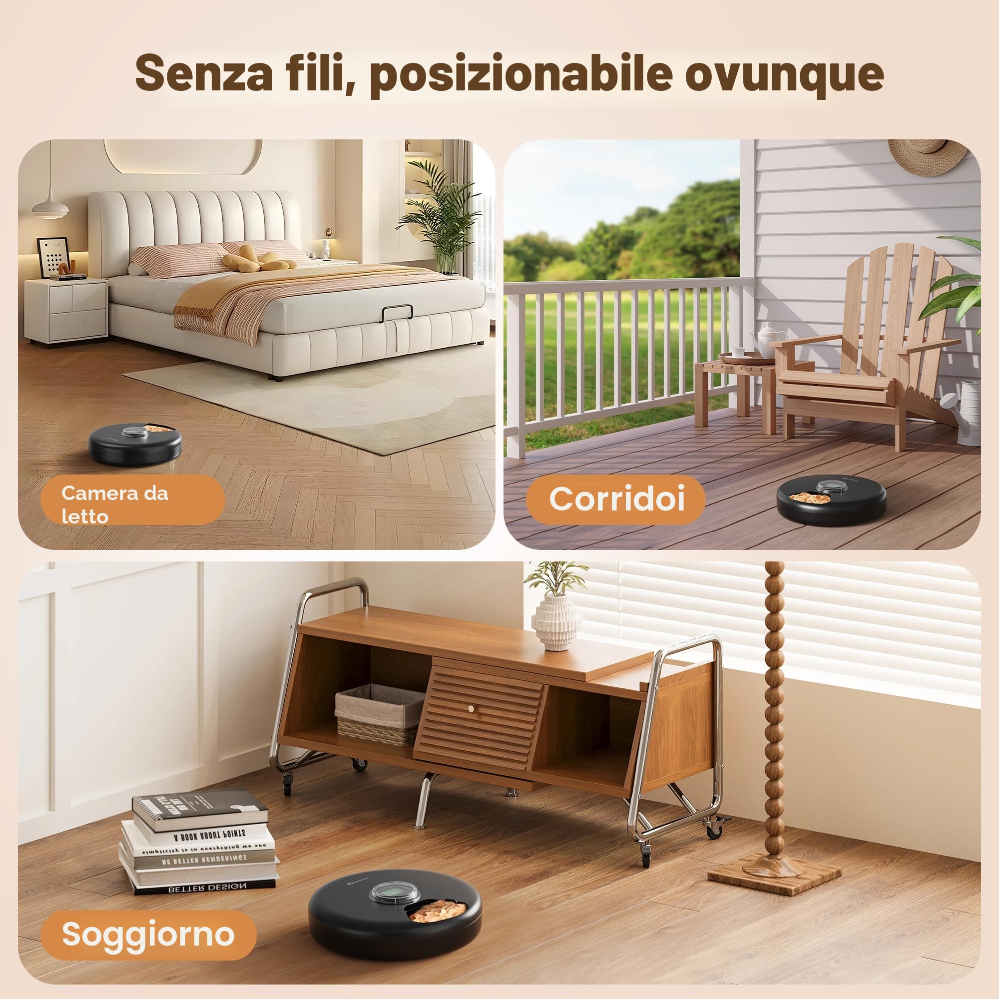Distributore Automatico Cibo Gatti Umido: Dispenser Crocchette Gatto - Dosatore Crocchette per Gatti senza Fili - Dispenser Cibo Gatto 3AA Batteria - Distributore per Cani Timer - Refrigerazione