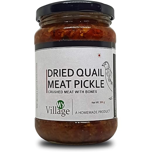 My Village Dried Quail Meat Pickle Crushed Quail Meat Pickle