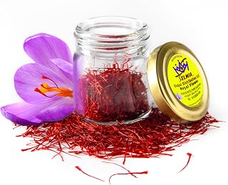 SELMIA Pure All-Red Saffron Threads 1g - Premium Grade 1 Negin Afghan Saffron for Paella, Risotto, Tea, Desserts