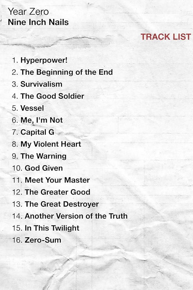 Year Zero (Vinyl): Amazon.ca: Music