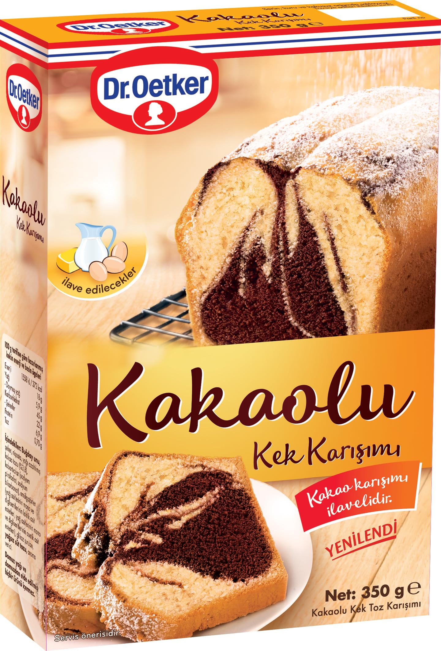 Dr. Oetker Kakaolu Kek Karışımı 350 Gr