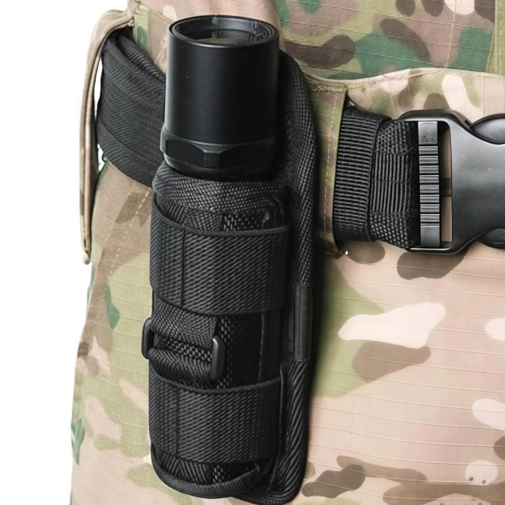 360 Degrees Rotatable Flashlight Pouch Led Torch Holster Case For Belt Flashlight Cover Hunting Bags