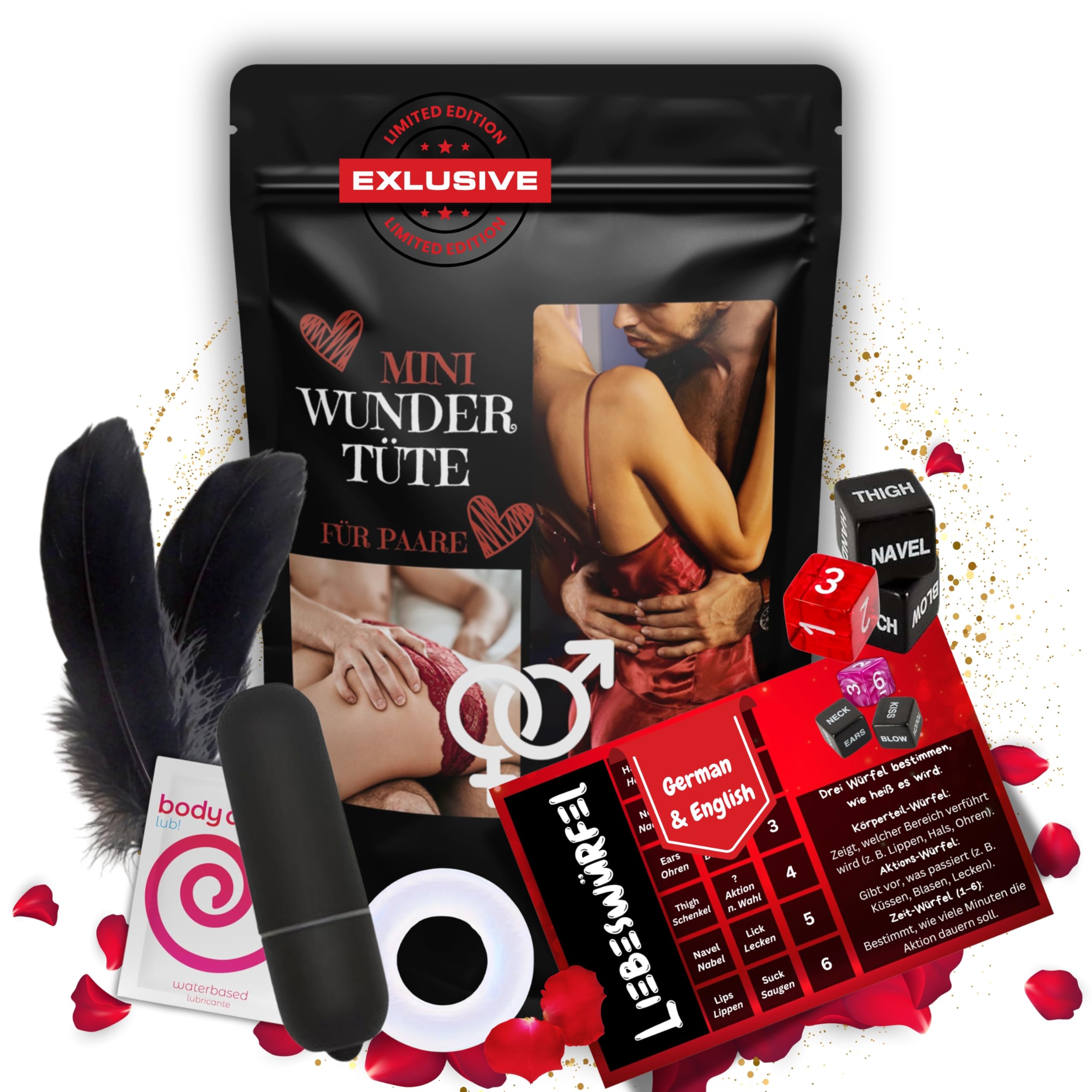 Bolsa de regalo sexual para él y ella, mini erótica edición limitada, paquete de mimos para adultos, caja sorpresa para parejas, juguete sexual para hombres y mujeres, sexual fin de semana