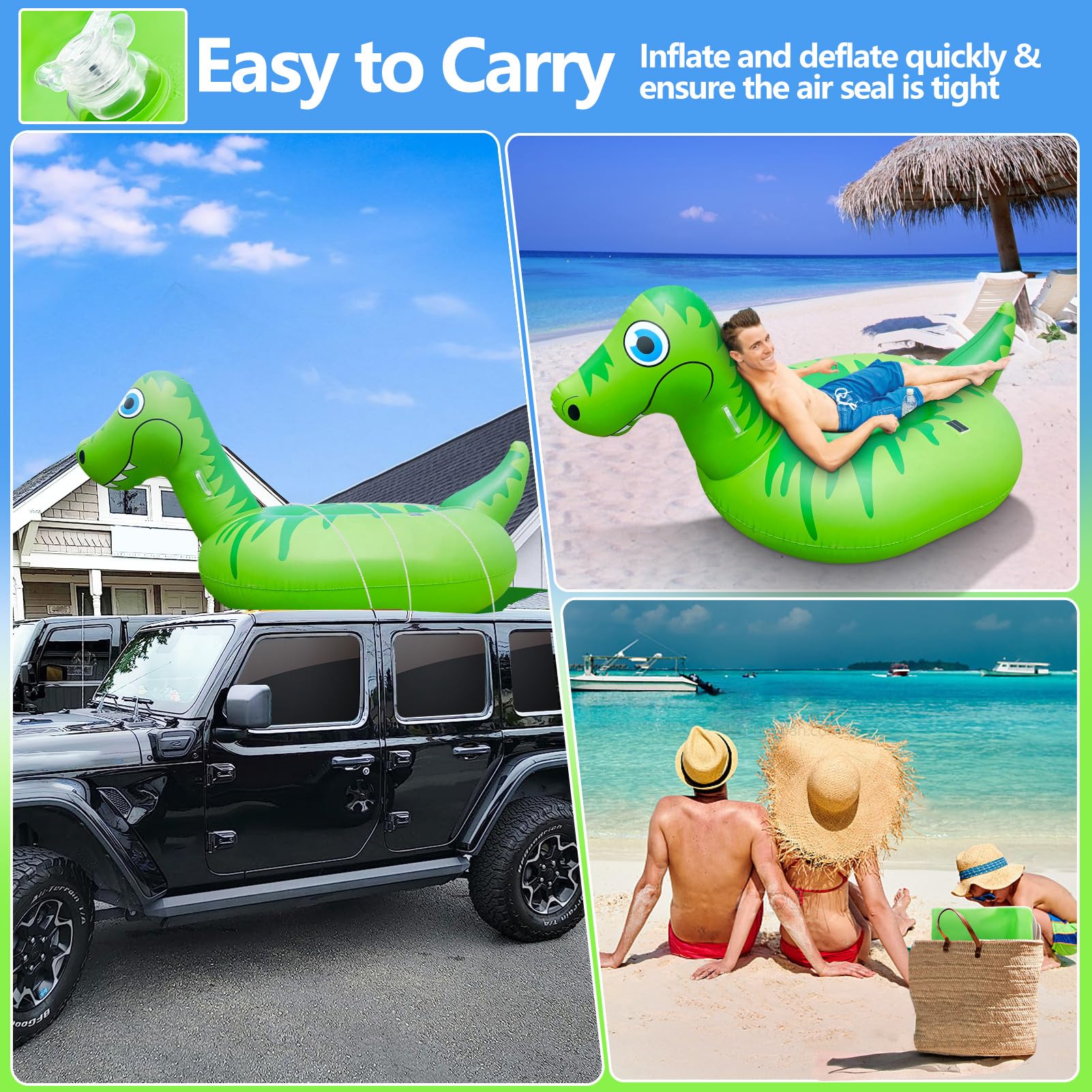 DeeprBling – Flotador Silla Para Adultos Con Luces Solares Cambiantes, Sombrilla, 2 Portavasos Y Asas. Soporta 136 Kg, Ideal Para Piscina, Playa Y Lago. Regalo De Verano