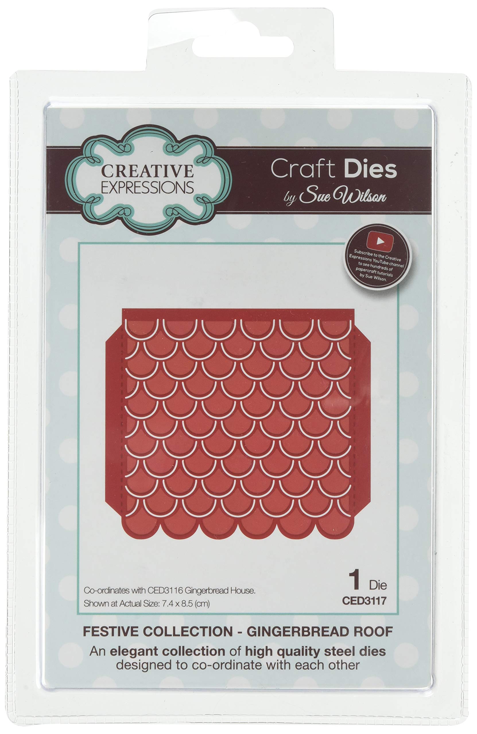 Sue Wilson CED3117 Festive Collection Gingerbread Roof