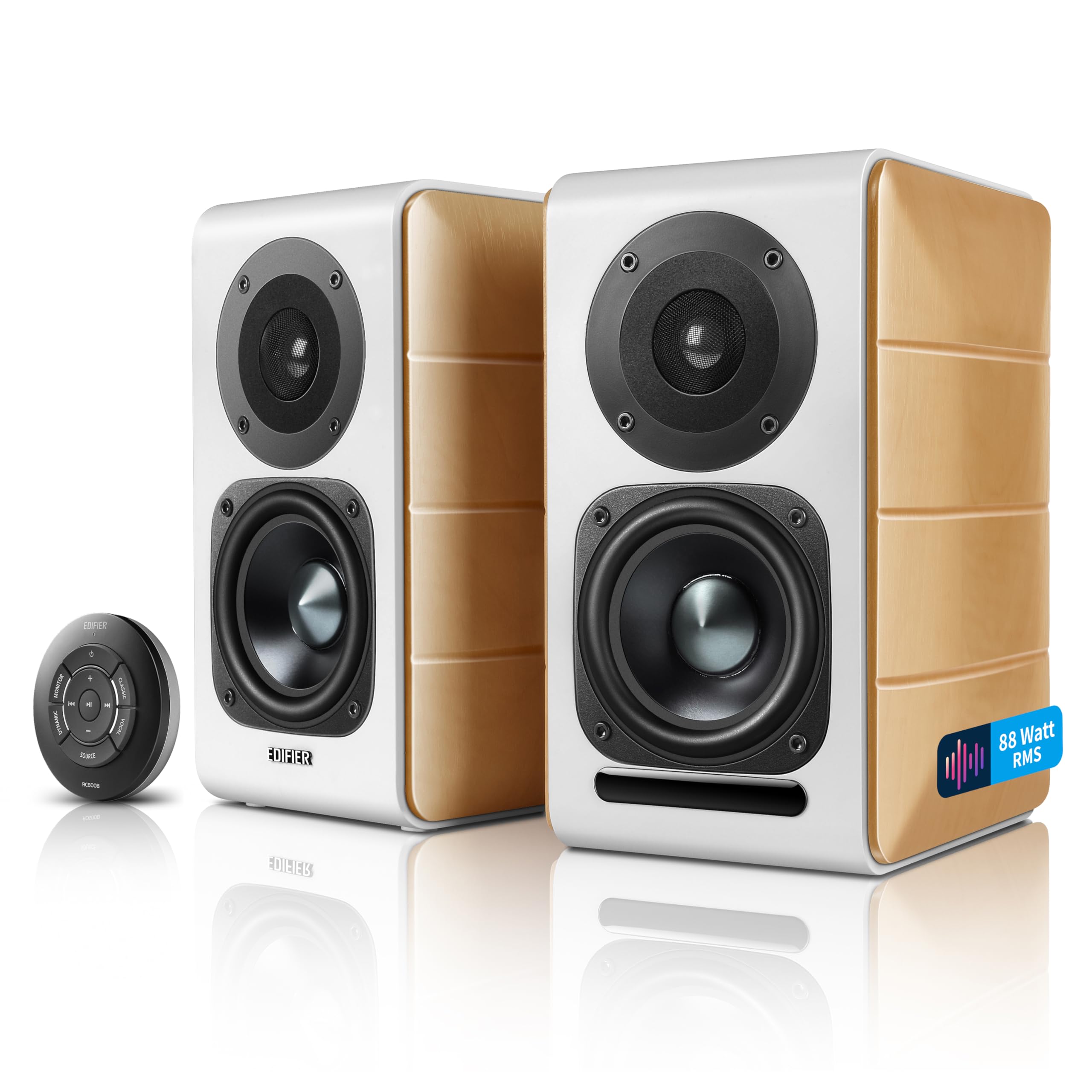 Edifier S880DB Bluetooth-Regallautsprecher System Holz/weiß