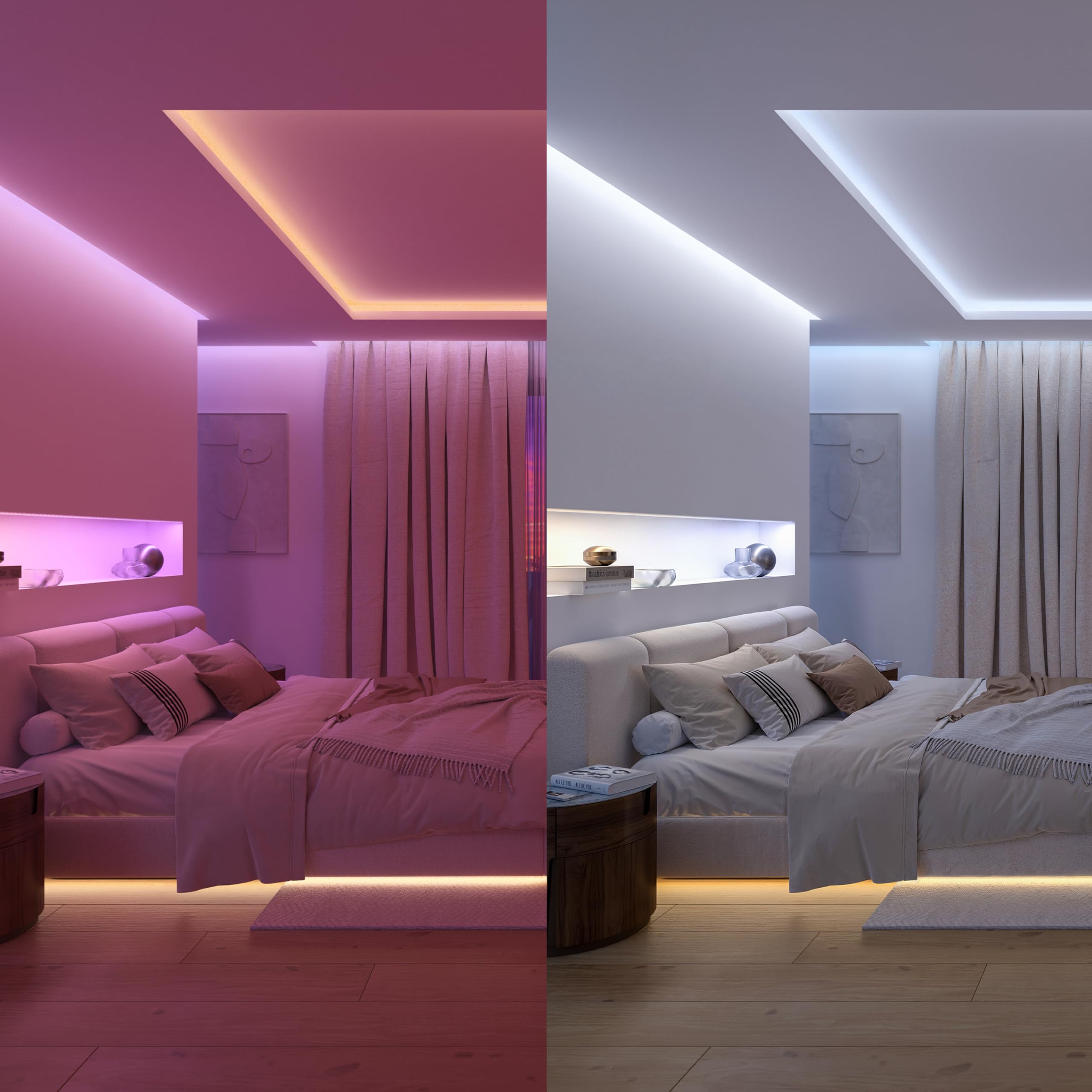 Philips Hue Flux LED Streifen 6 Meter - Weißes und Farbiges Licht - Light Strip - inkl. Stromkabel - Hue White and Color Ambiance