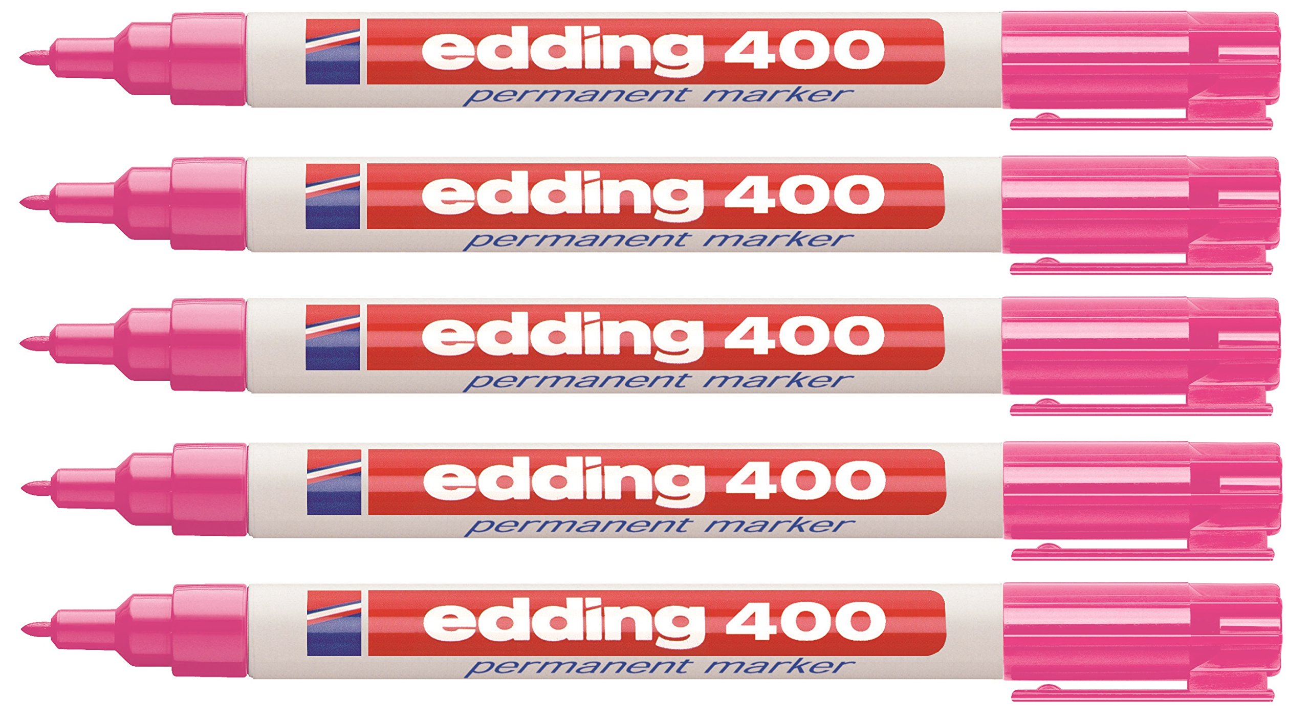 Edding 400 permanent markers conical tip, choice of colours, pack of 4 — image 1