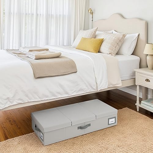 Miniatura 4 de GRANNY SAYS Paquete de 2 organizadores debajo de la cama, organizador debajo de la cama con tapa superior para dormitorio, contenedores de