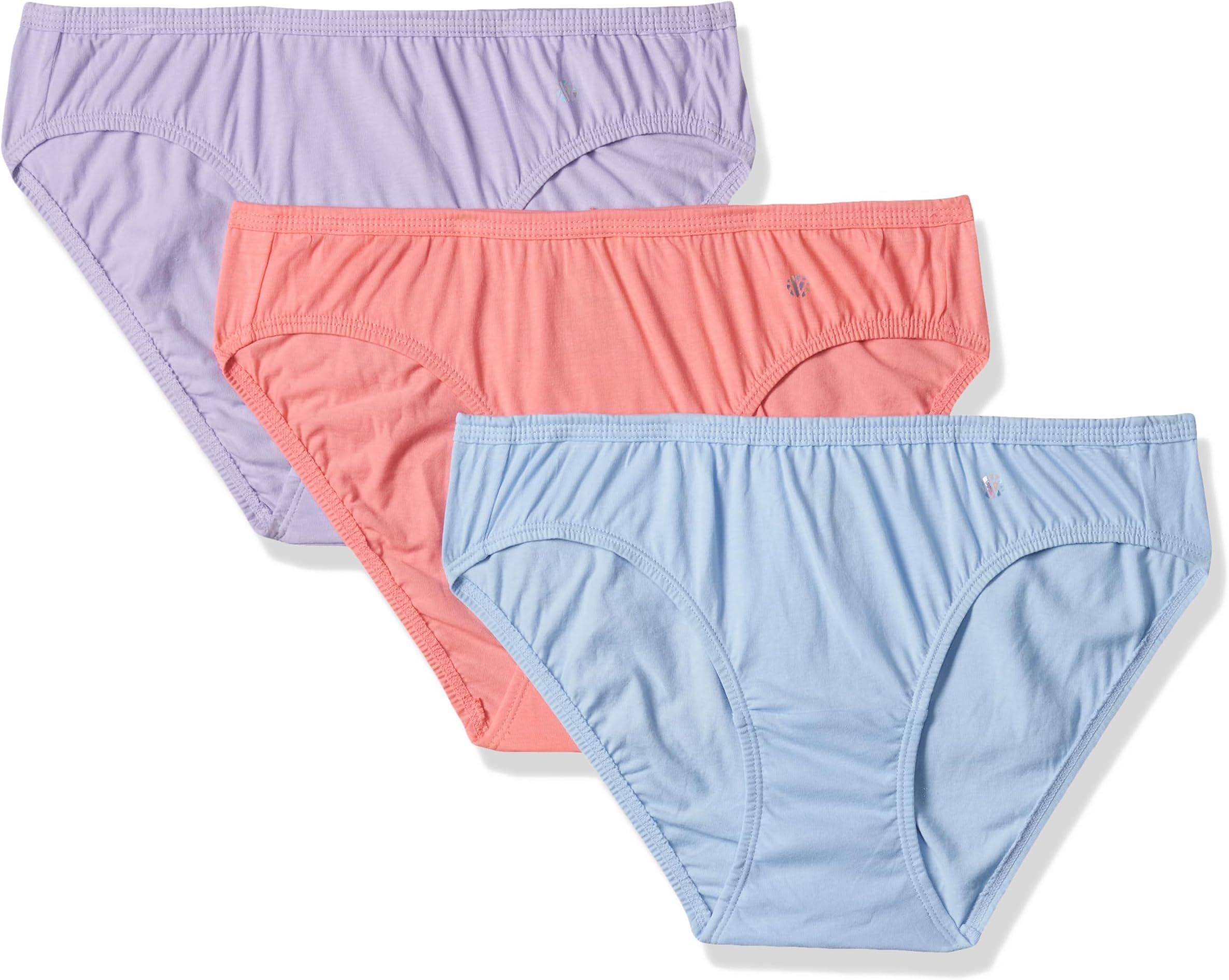 Van HeusenWomen Anti Bacterial Bikini Panty - 100% Super Combed Cotton - No Marks Waistband, Moisture Wicking, Moderate Coverage