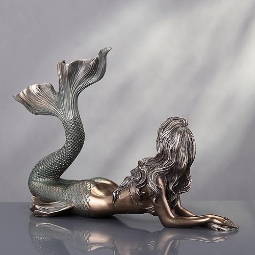 Miniatura 5 de Veronese Design 7 58" de altura de sirena acostada estatua náutica escultura estatua estatua