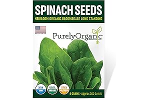Bloomsdale Organic Giant Winter Spinach Seeds