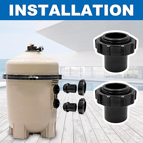 Miniatura 5 de LEJUN DE2400PAK2CS Kit de filtro de fontanería de repuesto para filtro de cartucho transparente Hayward Swim C2020, C4020, C3020, C5020, apto para