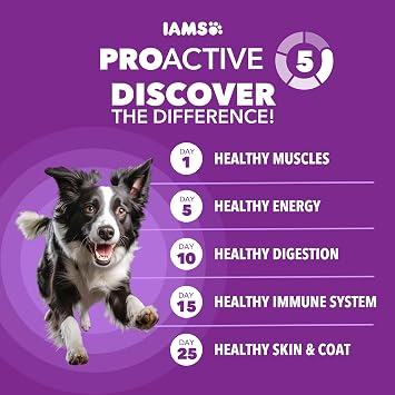 IAMS Advanced Health Healthy Digestion Dry Dog Food, Chicken, 36 lb | Real farm-raised chicken #1 ingredient, 0% fillers, natural fiber & prebiotics, supports digestive health