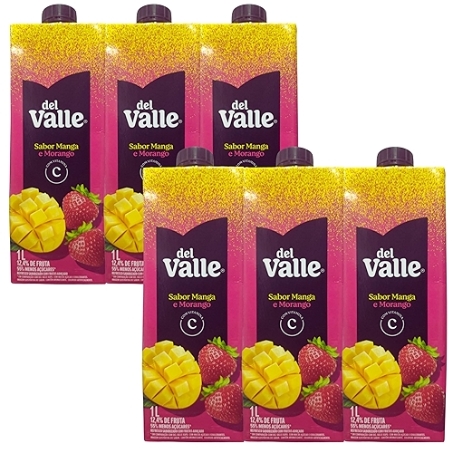 Del Valle Nectar Manga e Morango 1L