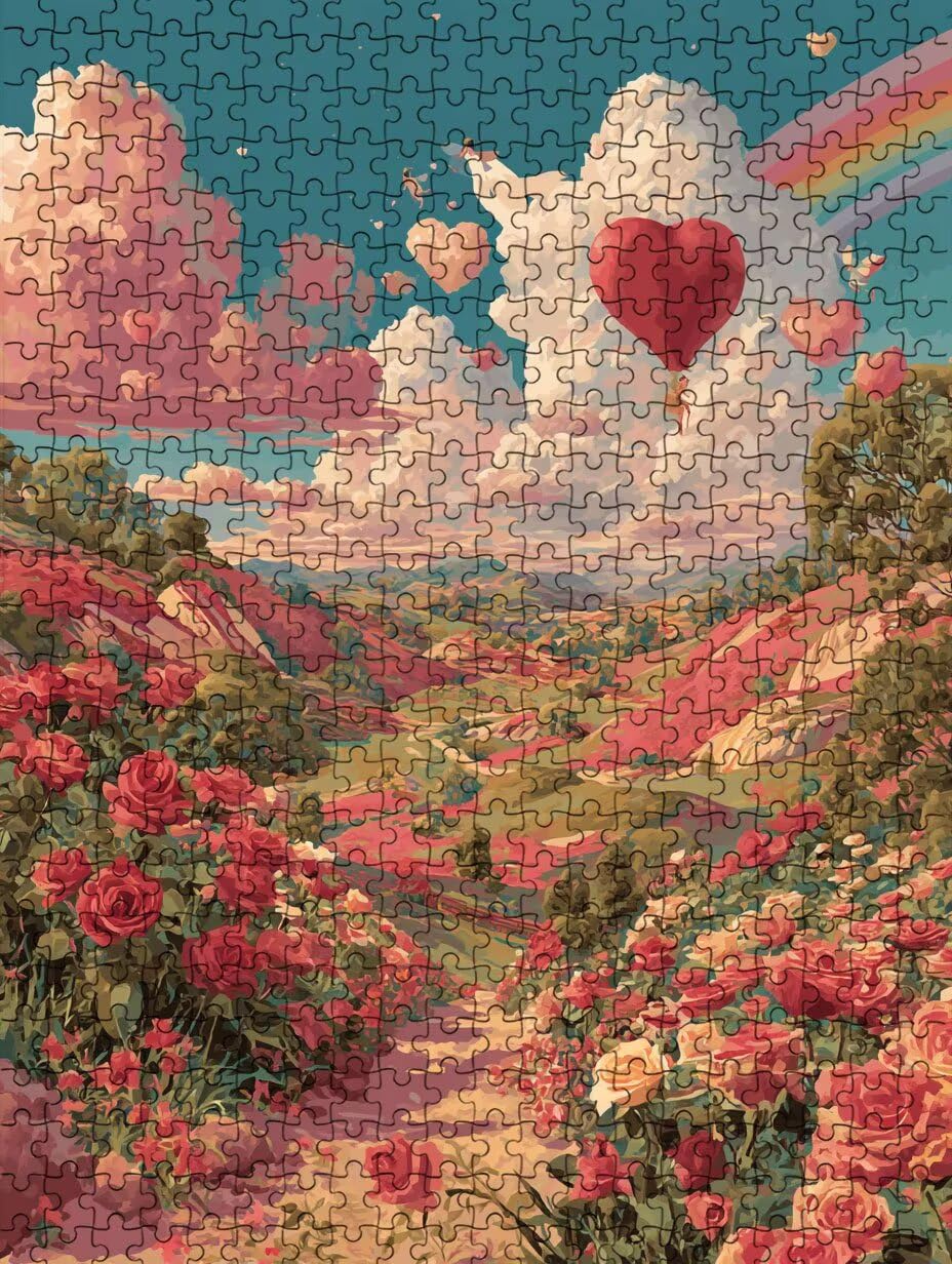 Puzzle de 6000 para Adultos, Flores Amorosas, Clásicos YHPGL7-375
