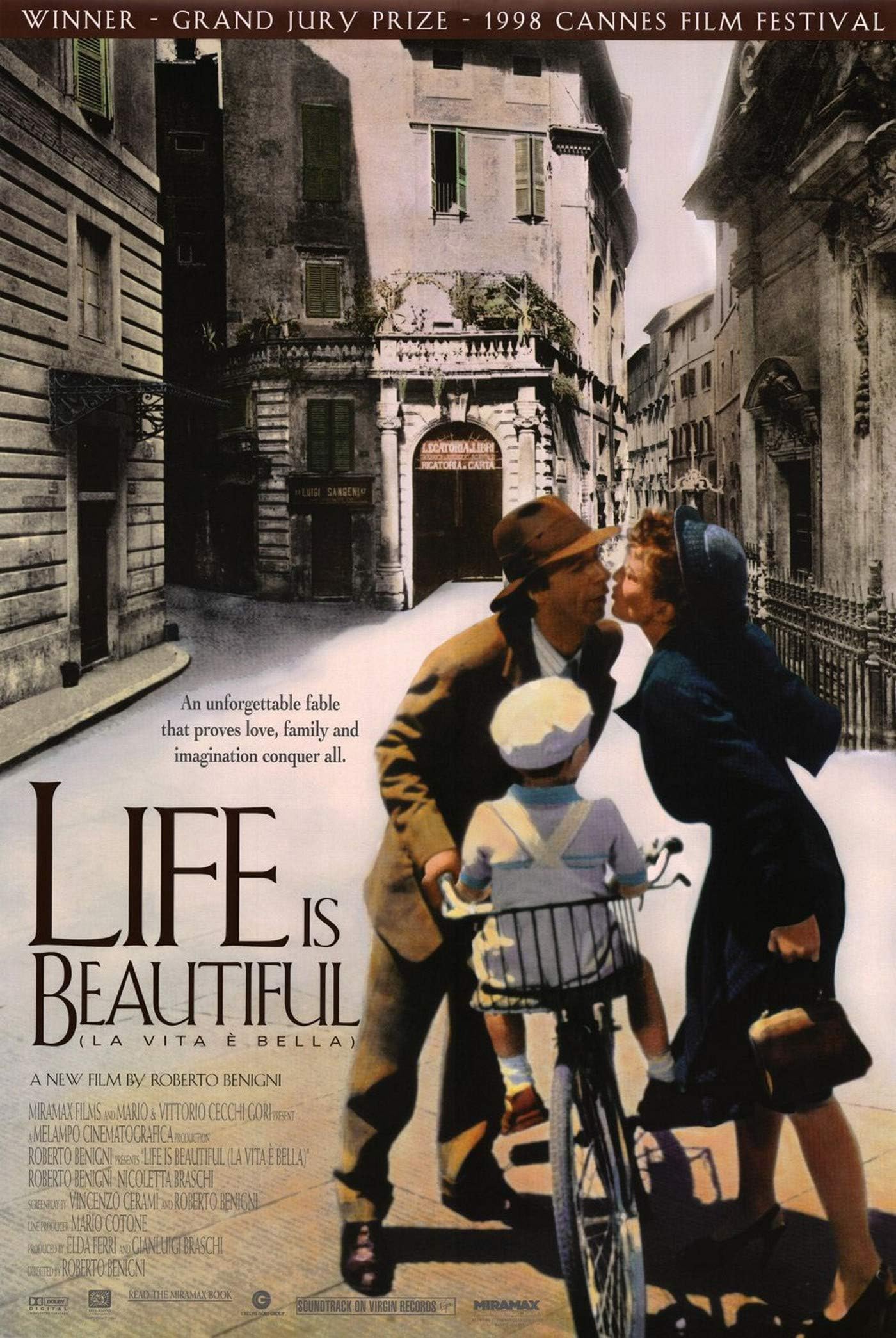 Christ-EZ Life Is Beautiful Wall Movie Poster - Matte poster Frameless Gift 11 x 17 inch(28cm x 43cm)