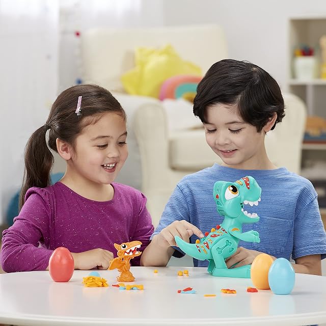 Foto 6 de 6 de Play-Doh Juguete Rex el Dino glotón niños a Partir de 3 años con Sonidos de Dinosaurio y 3 Huevos