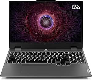 Lenovo LOQ Gen 9 - Ordenador Portátil Gaming 15.6" FHD, 144Hz (AMD Ryzen 7 7435HS, 24GB RAM, 1TB SSD, NVIDIA GeForce RTX 4060 8GB, Wi-Fi 6, Sin Sistema Operativo) - Teclado QWERTY Español, Gris Luna