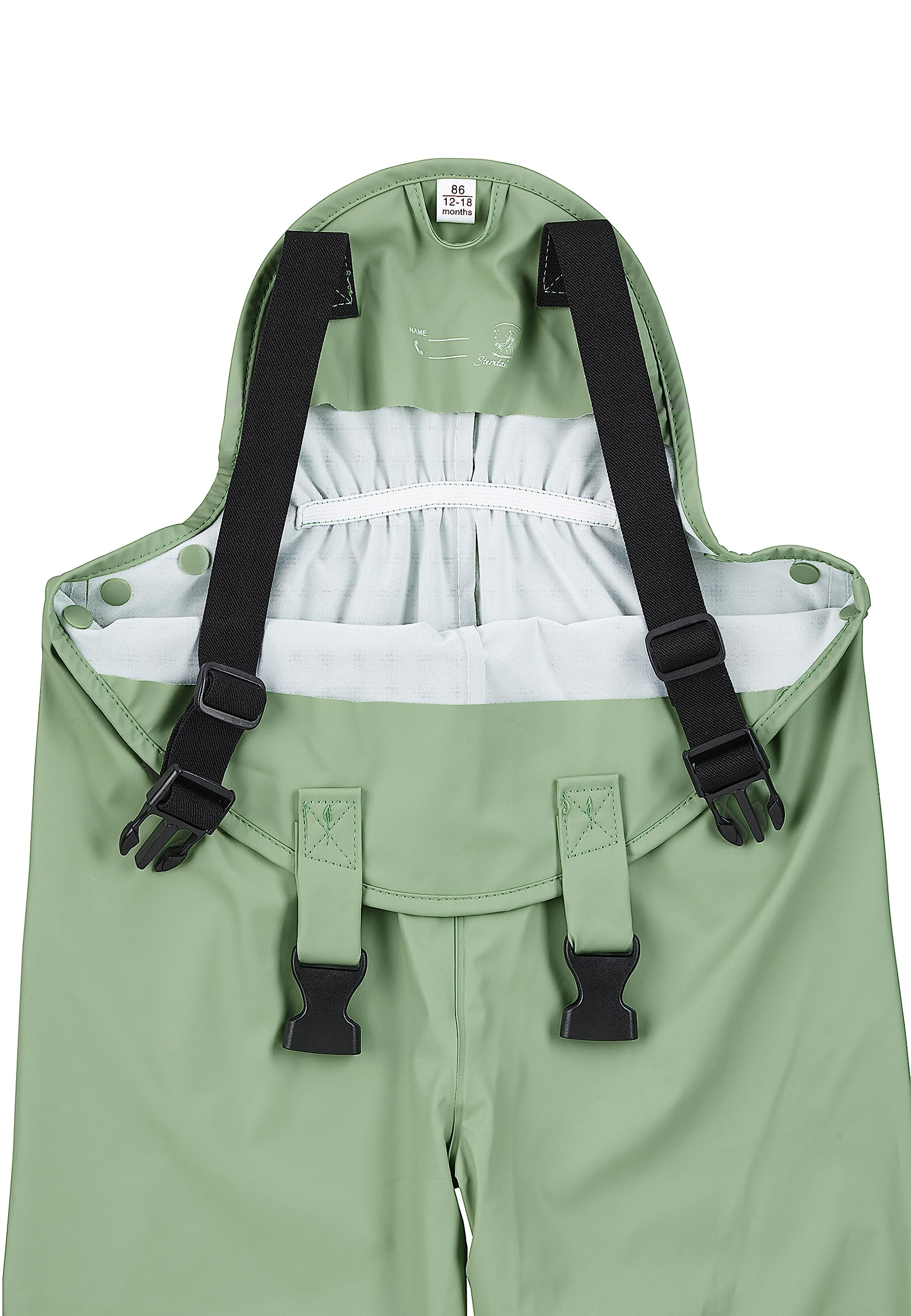 Sterntaler Regenhose Ungefüttert Uni - Pantalon à Bretelles de Pluie Non doublé - Classic - Mixte