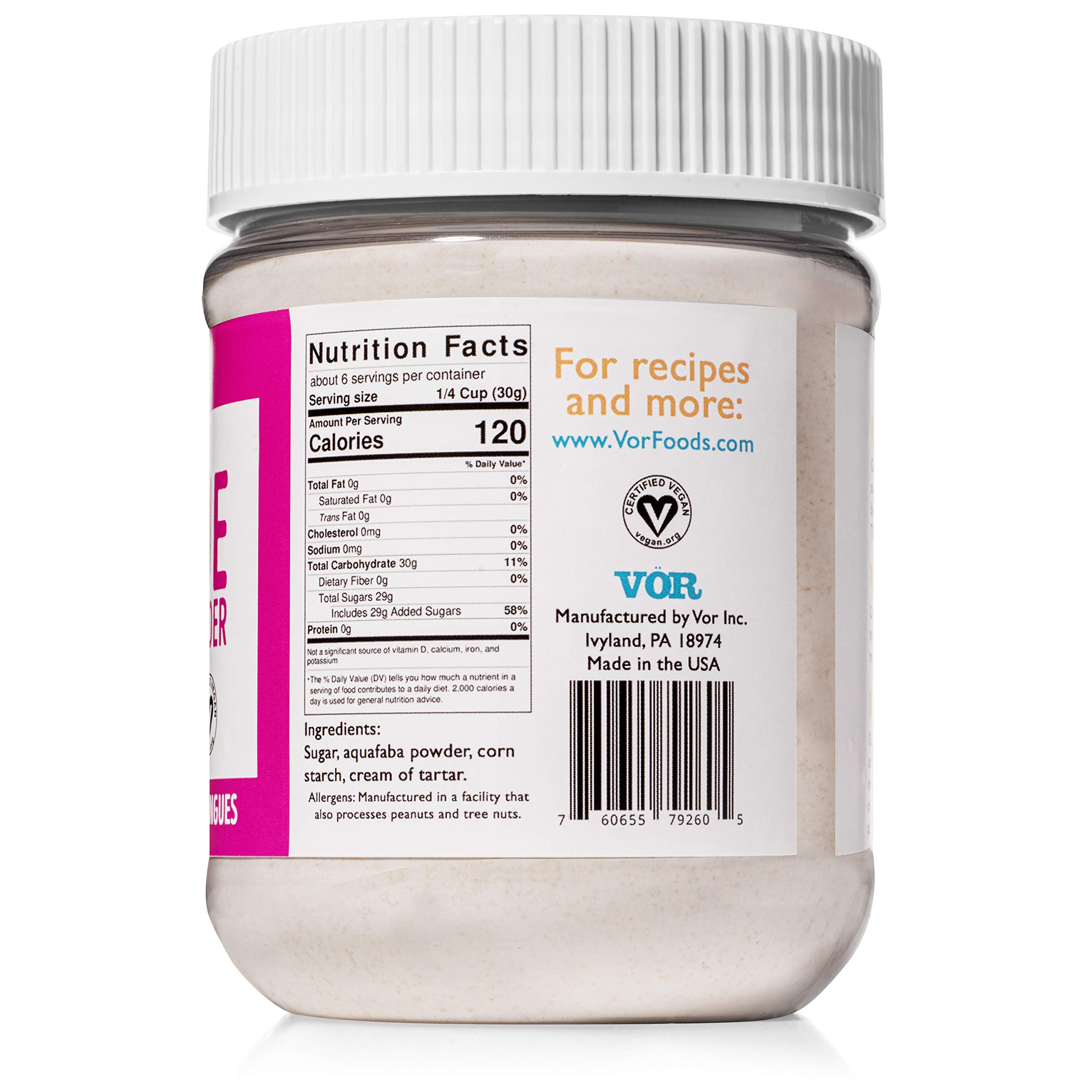 Vor Aquafaba Powder 4oz Vegan Plant Based Egg Replacement Replaces 42 Eggs Buy Online In Canada At Desertcart