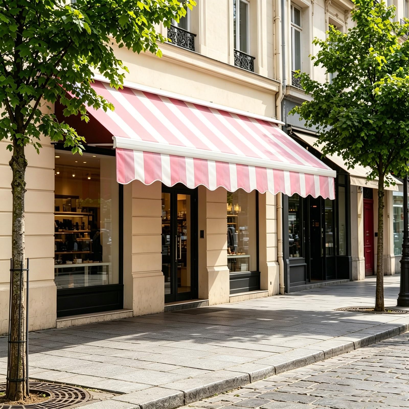 Abri de porche pour protection contre le soleil et la pluie pour en finir avec l'entrée mouillée