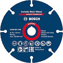Bosch Disco de corte EXPERT Carbide Multi Wheel 76 mm, 10 mm