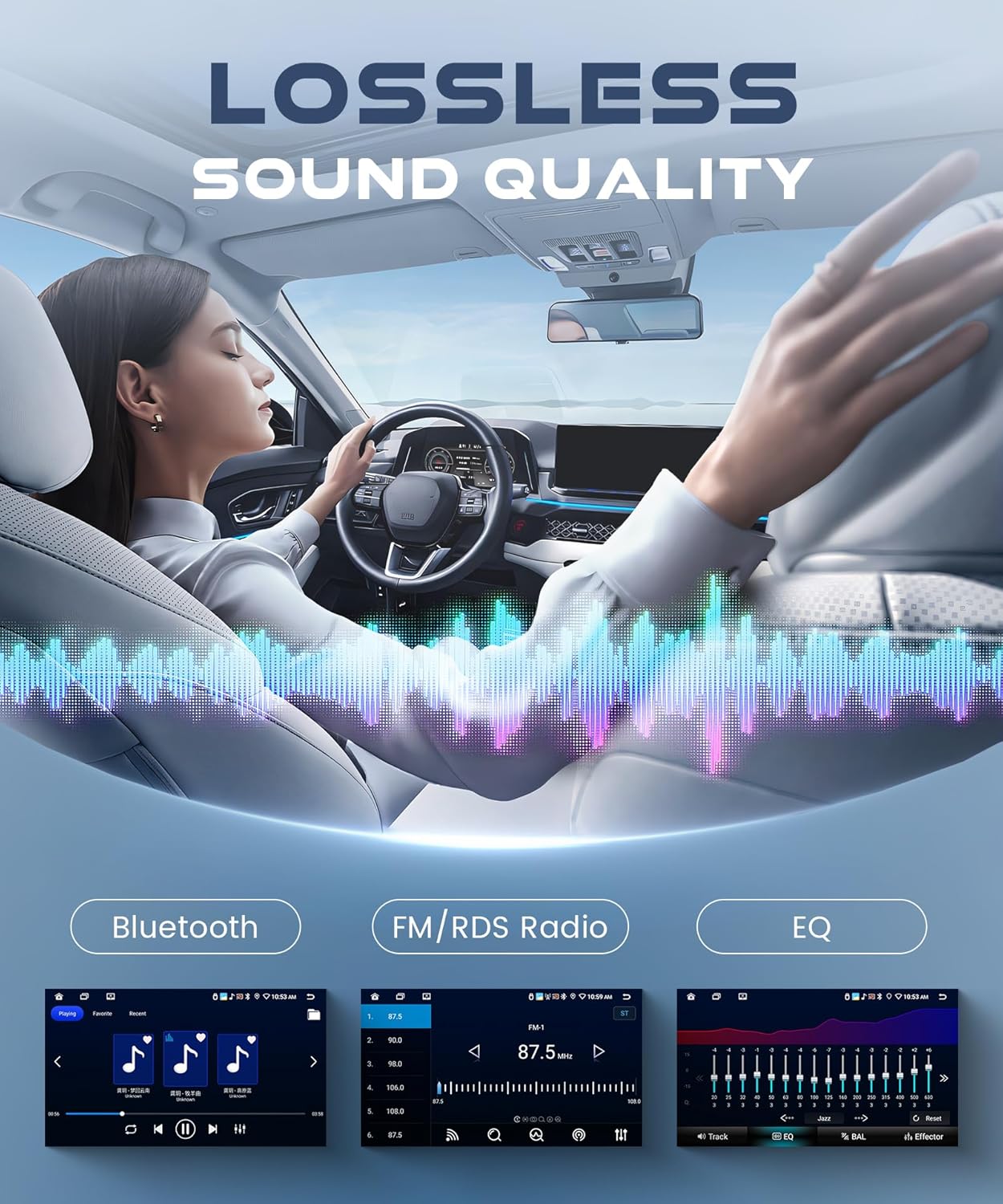 Rimoody 4G 64G Android 15 Car Stereo for Dodge Grand Caravan 2008-2020 Chrysler Town & Country 2011-2016 Wireless Carplay Android Auto, 9'' Touchscreen GPS FM/RDS 32EQ BT5.0 5G-WiFi Backup Camera SWC