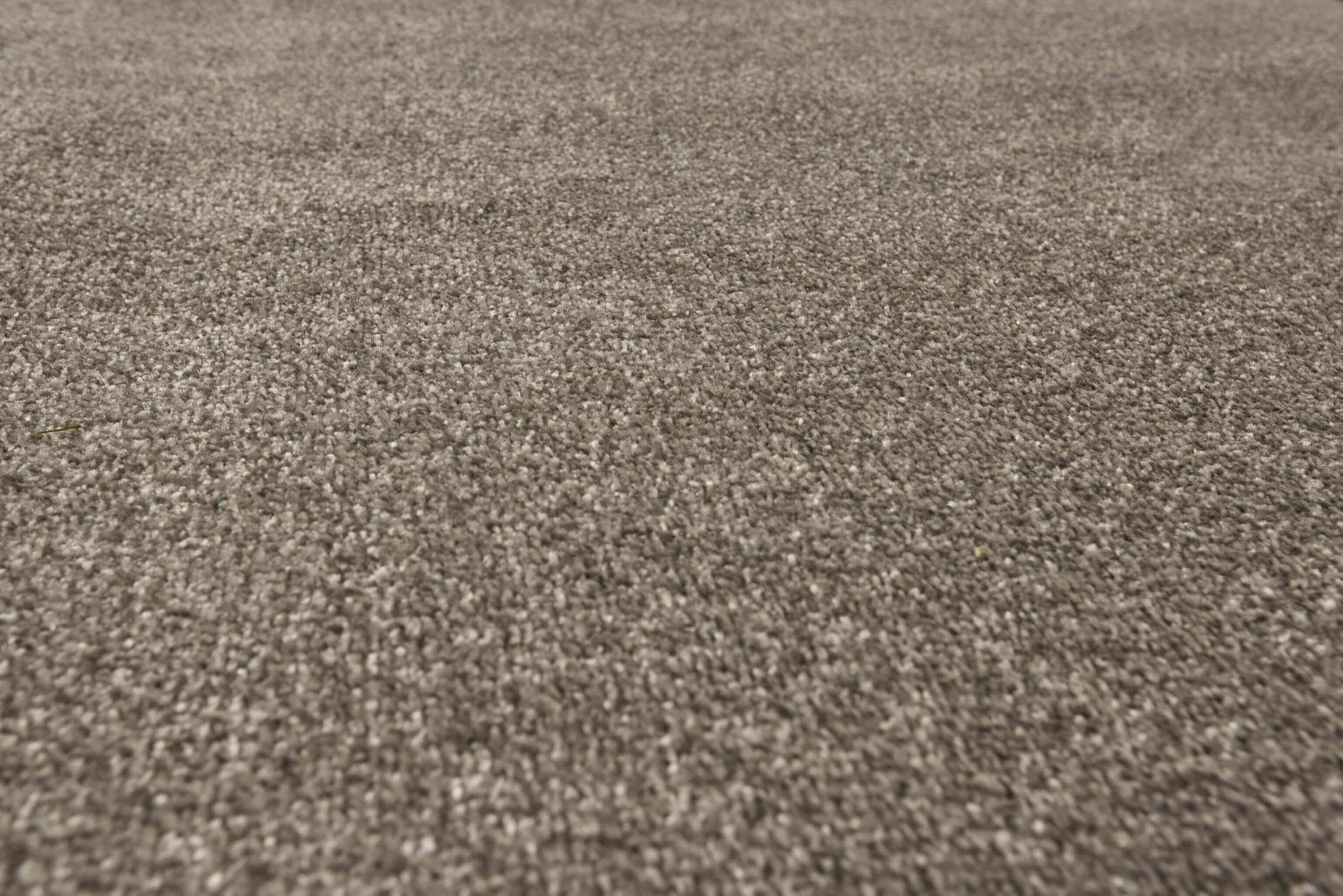 Underfoot Felt-Backed Carpet - Durable Twist Pile Carpet Bleach-Cleanable & Stain-Resistant | Easy Fit DIY Friendly Carpets (Grey, 5m x 2m)