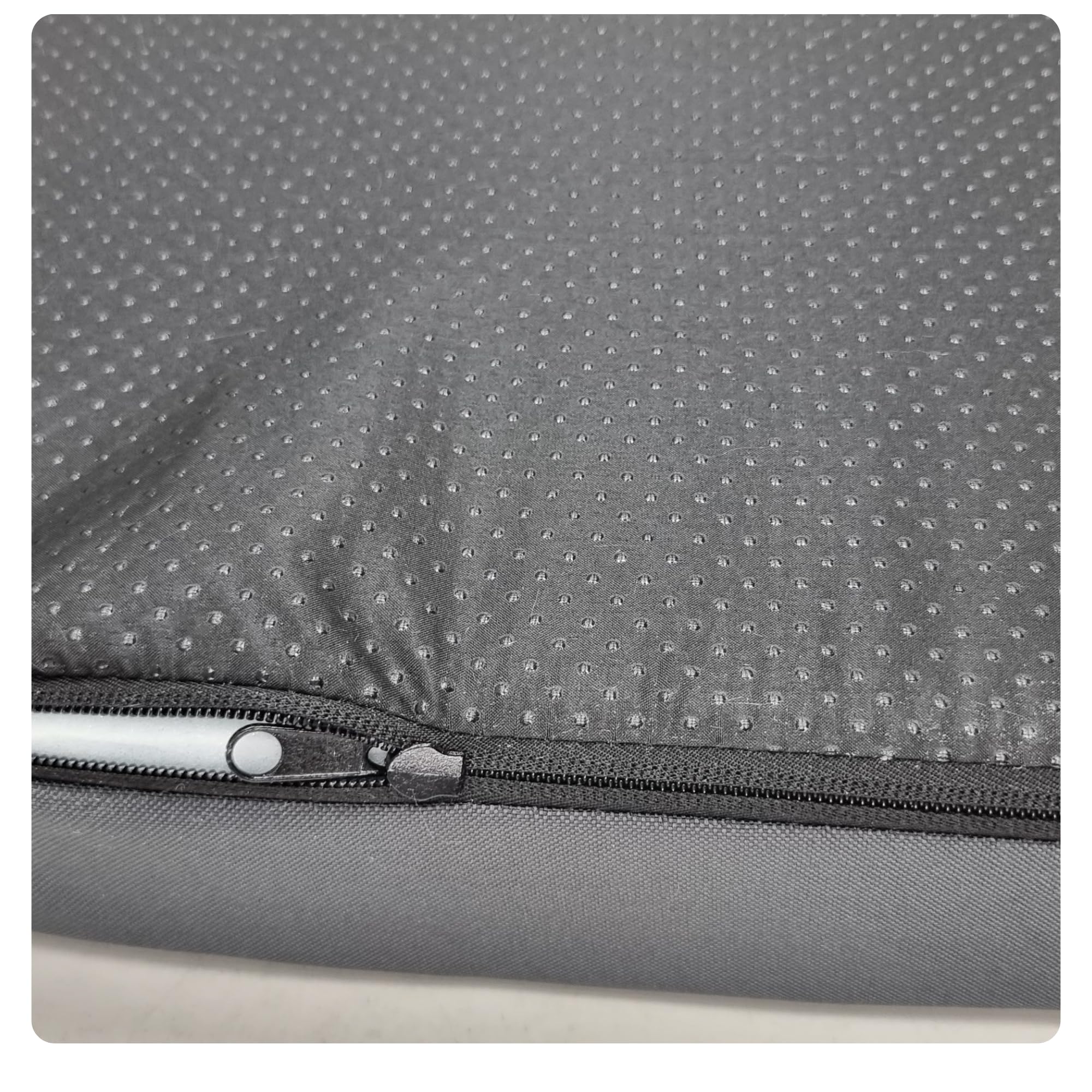 Odolplusz - Cama ortopédica para perros de tamaño mediano y grande, colchón para perros con funda lavable, grafito, 120 x 80 x 7 cm