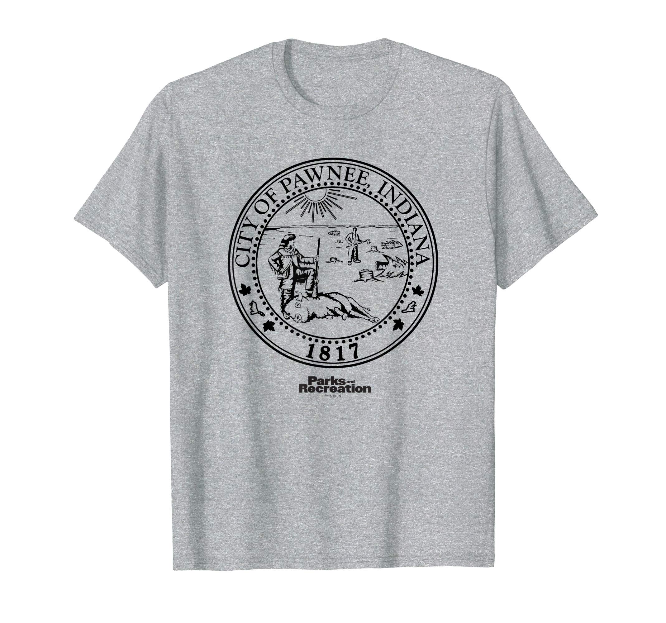 Parks and Recreation Pawnee Seal T-ShirtOEKO-TEX STANDARD 100