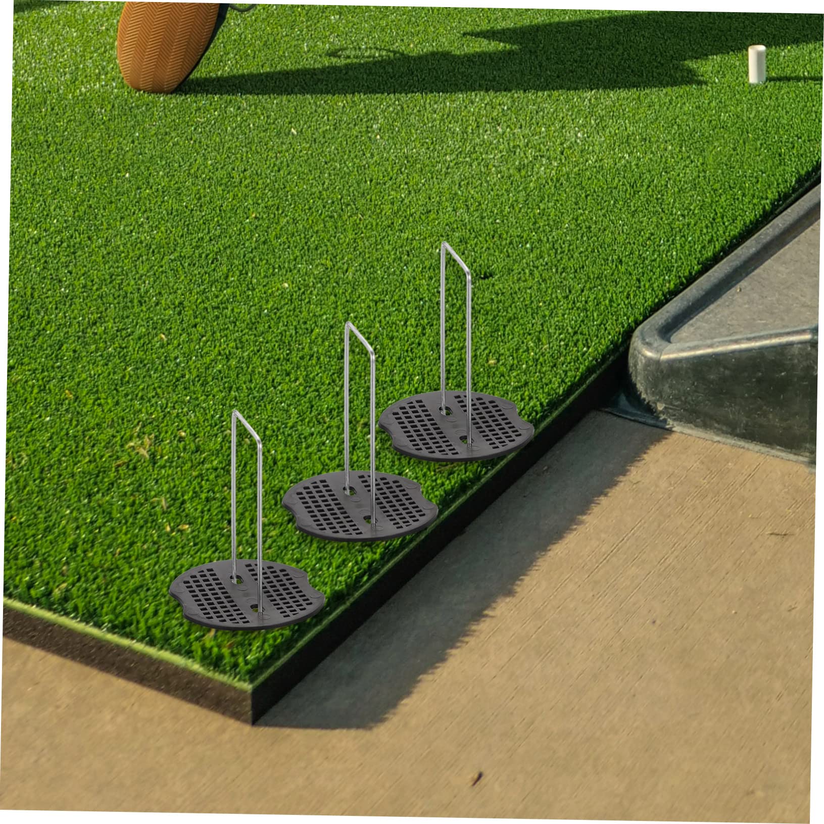 Set Di Chiodi A U Per Recinzioni Chiodi Di Fissaggio in Metallo Per Recinzioni Da Giardino Fissatore Per Prato Da Giardinaggio Con Rondelle