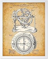 Vista 87 de Poster Master Póster celestial – Impresión del mapa de las estrellas – Regalo para astronomía, fanáticos lunares – Arte vintage para el hogar