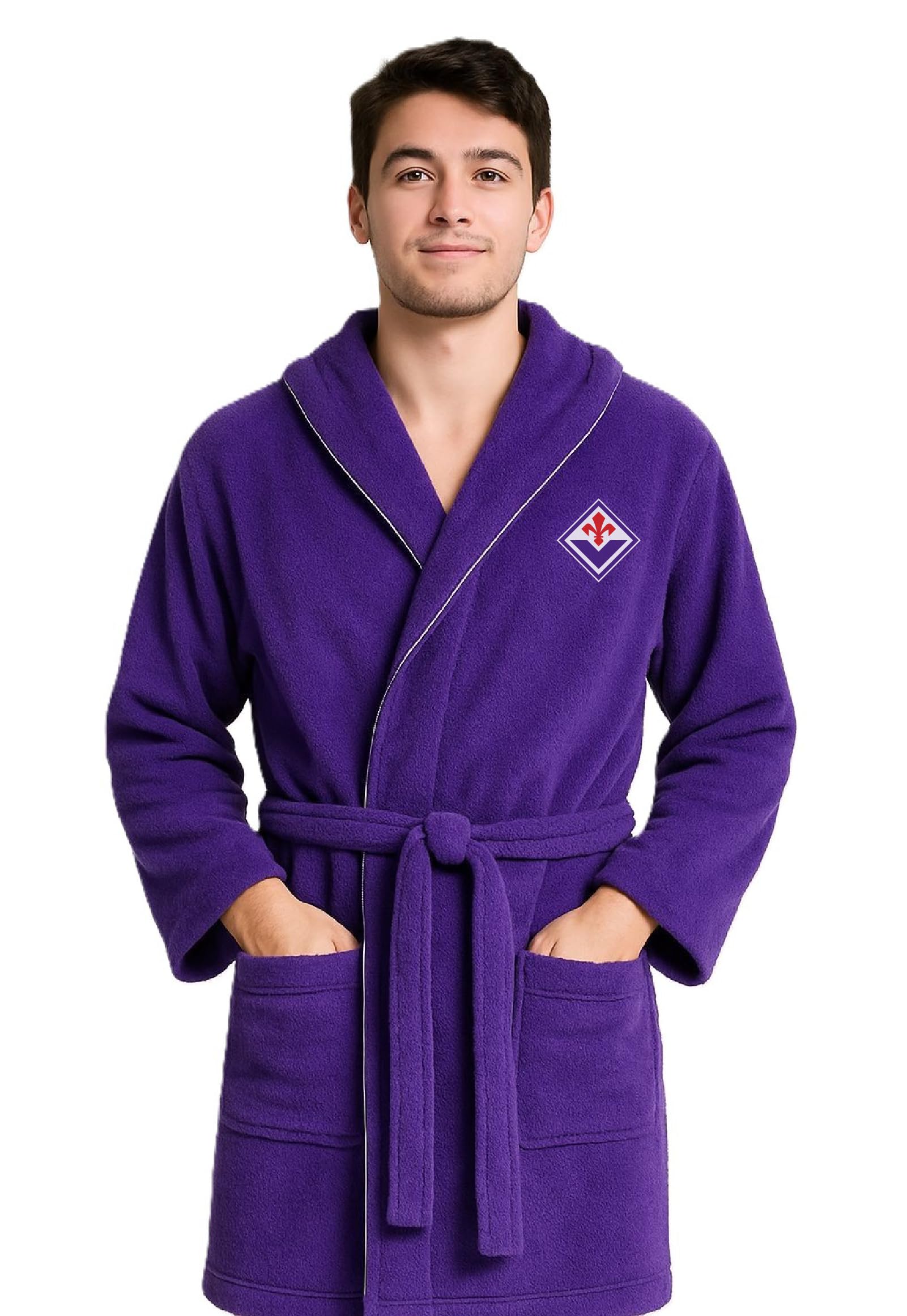 ACF Fiorentina accappatoio con cappuccio adulto