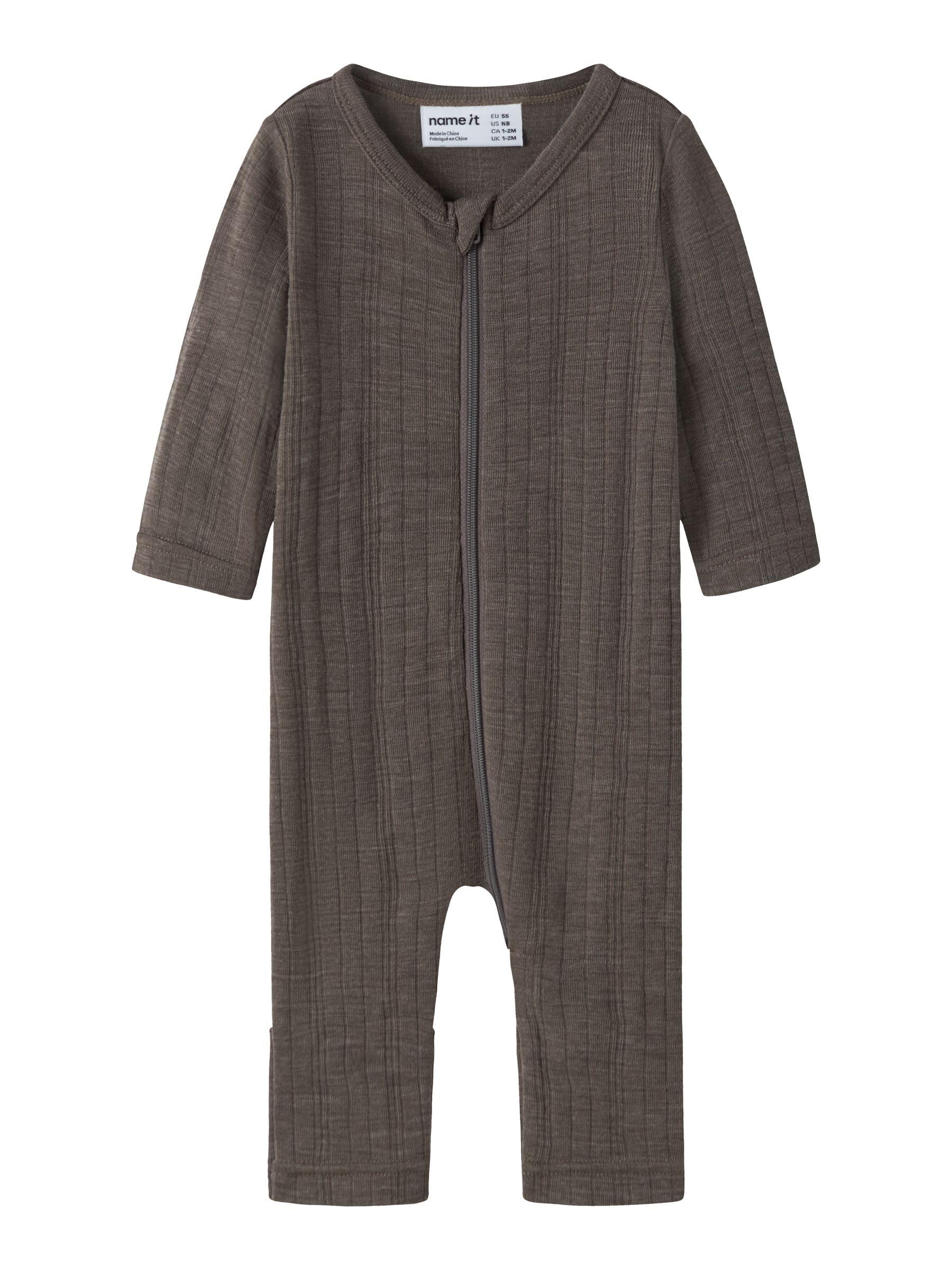 Name IT Nbmwang Wool Needle Nightsuit Solid Uomo