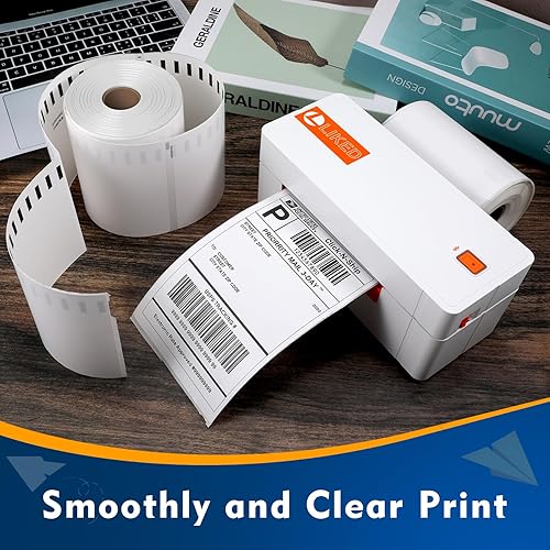 Miniatura 4 de L LIKED 3300 PCS 4"x6" Direct Thermal Shipping Labels (220 Labels/Roll, 15 Rolls), Perforated White & Strong Adhesive, Compatible with DYMO 4XL