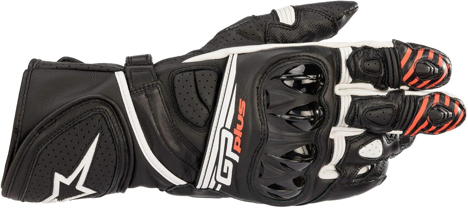 Alpinestars GP Plus R V2 Gloves (Small) (Black/White) Alpinestars GP Plus R V2 Gloves (Small) (Black/White)