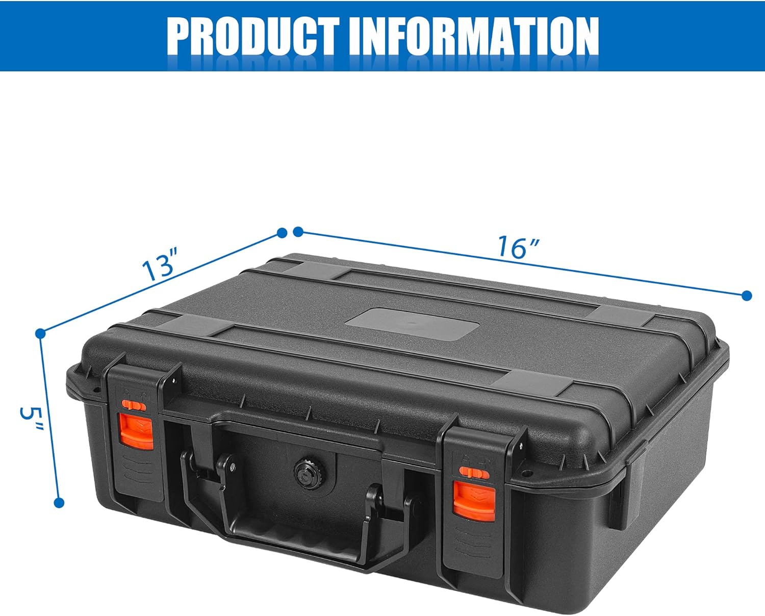 TORIBIO Miniature Storage Figure Hard Shell Case, 108 Slot Miniature Sturdy Hard Case Figurine Carrying Case, Compatible with D&D DND Minis and More