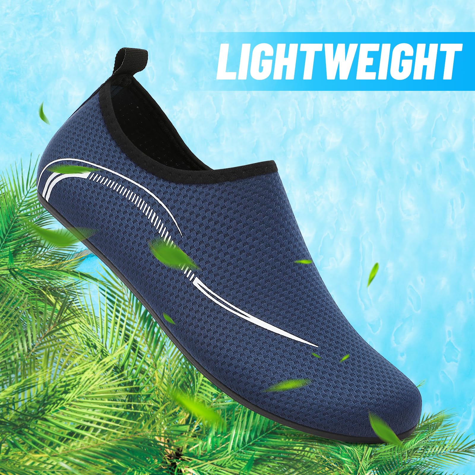 Uomo Donna Scarpe da Scoglio Water Shoes Scarpette per Scogli Scarpe Mare Antiscivolo Scarpe Spiaggia Traspirante Scarpe Acquatiche per Sport Acquatici Parco Acquatico.Gr.34-47 EU