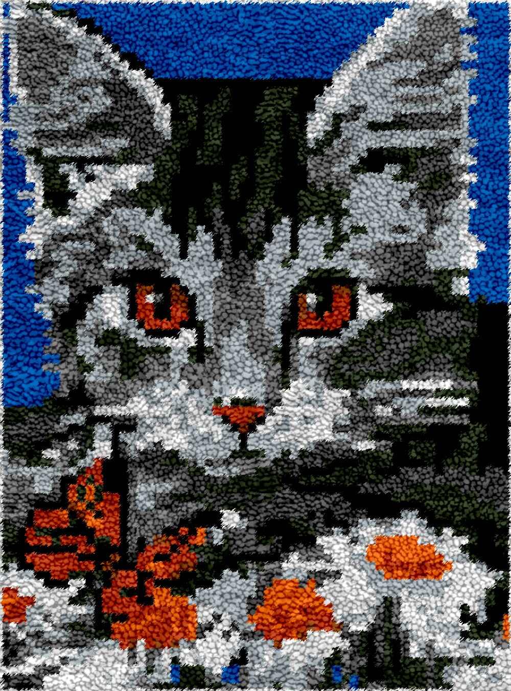 Kits de alfombras con gancho de gatos para decorar habitaciones infantiles y salones