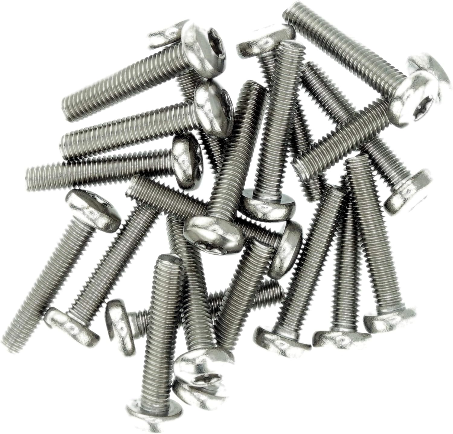 M5 (5mm x 20mm) TX Pan Thread Rolling Screw - Stainless Steel (A2) (Pack of 20), M5x20 - A2 (20)